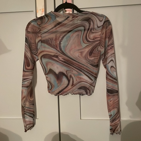 GAZE Transparent Longsleeve Top - Picture 3 of 4